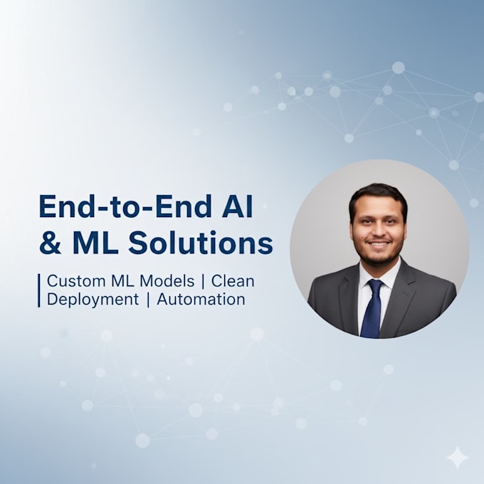 build end to end ai and ml solutions with clean deployment