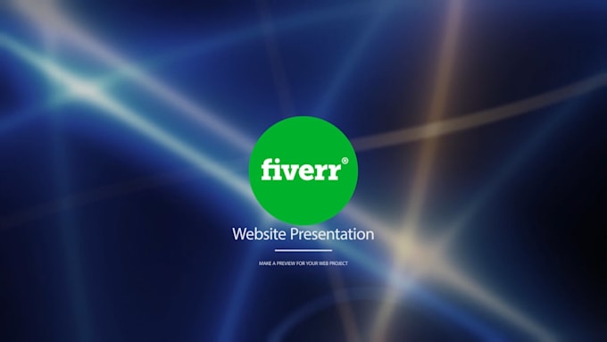 create an elegant website presentation