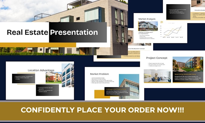 design a real estate syndication and property development pitch deck