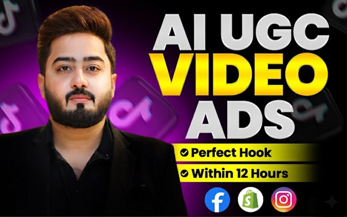 create ai ugc video ads, ai commercial video and ai product ads