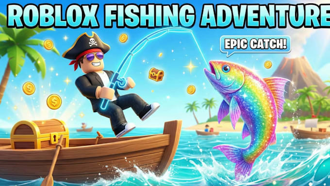 Vou criar um jogo de peixe no roblox pra você, fish it game