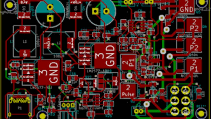 Do projeto de pcb layout em kicad ou engenharia reversa de uma pcb ...