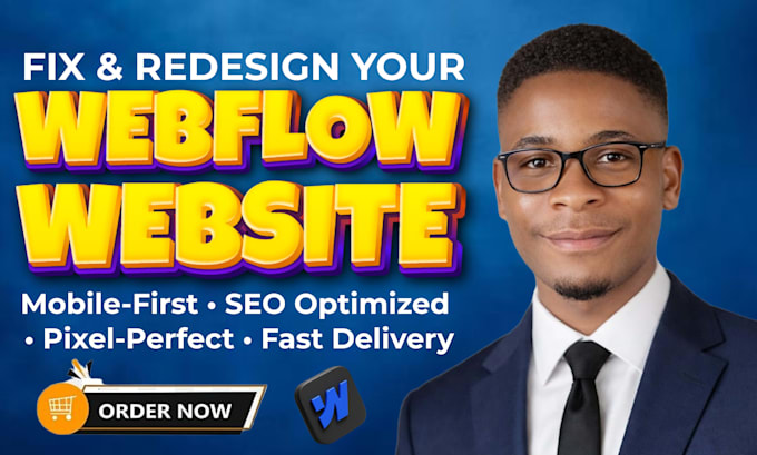 design, redesign or develop webflow website figma to webflow as a webflow expert