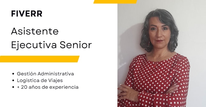 asistente ejecutiva senior gestión administrativa