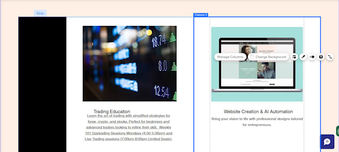 create your website and ai automation