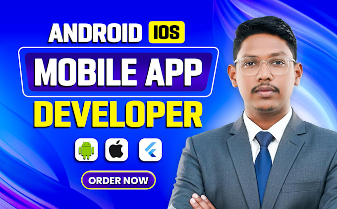 do mobile app development, android app ios app development as flutter developer