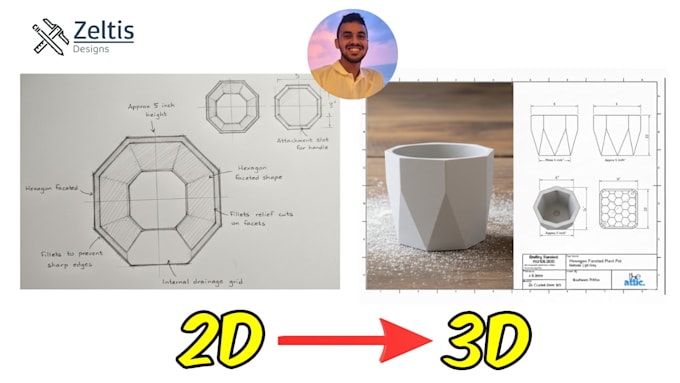 make 3d printed plant pots for your space