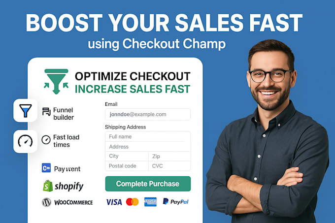 optimize checkout champ funnel checkout champ setup and checkout pages