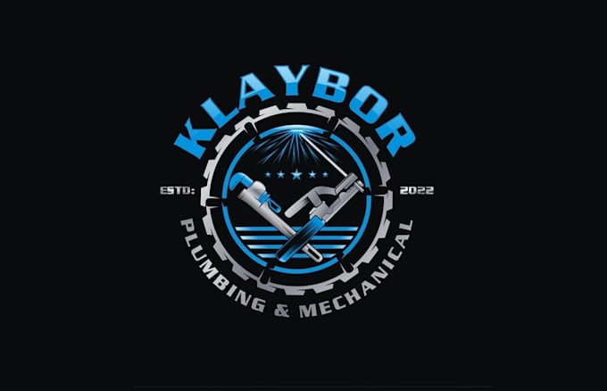 design plumbing mechanical business logo