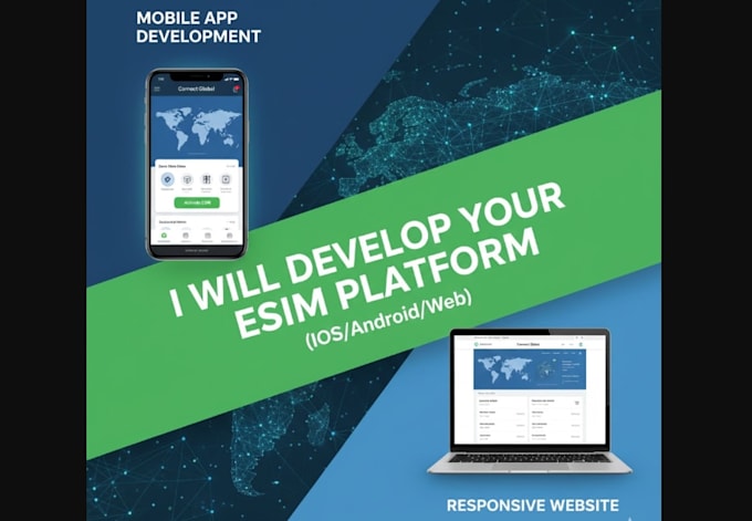develop esim app, linphone esim mobile app, voip app, esim website