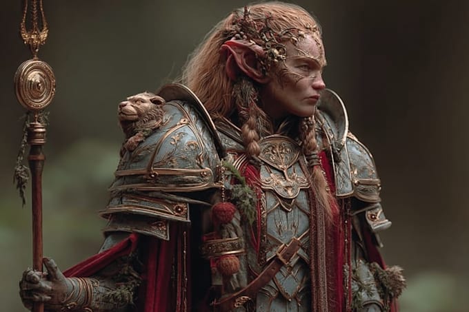 fantasy character design, fantasy illustrations