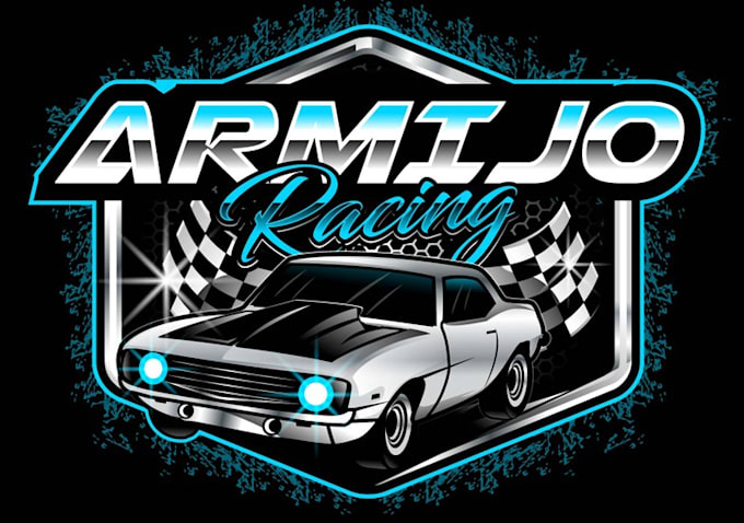 design awesome car racing logo
