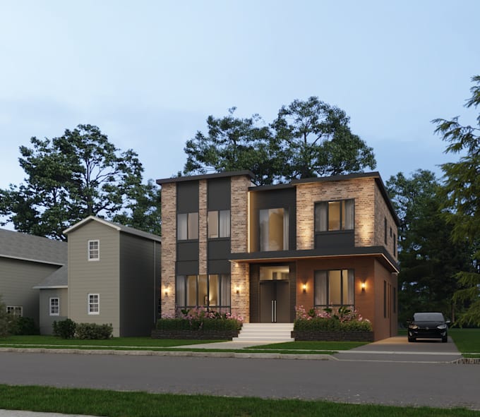 do exterior view rendering
