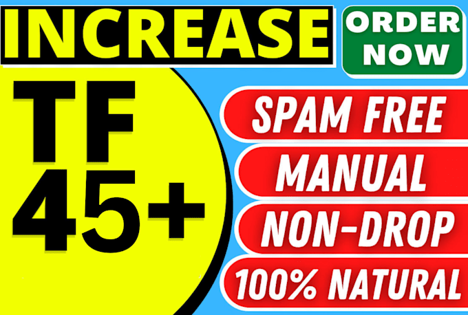 increase majestic tf cf 45 plus with white hat backlinks