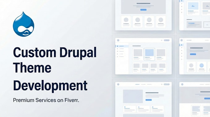 create and customize custom drupal themes from your designs