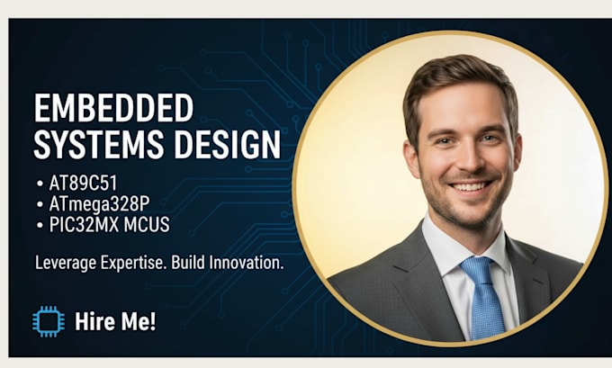 design embedded systems using at89c51, atmega328p, pic32mx mcus