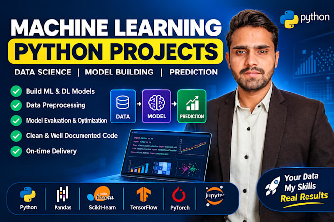 build machine learning models in python for data science projects