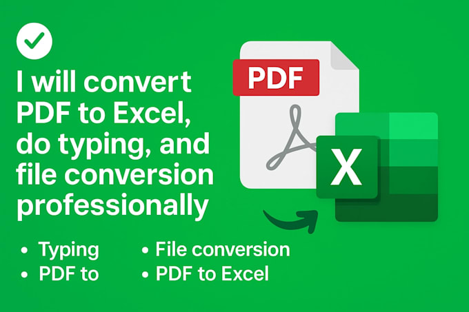 convert PDF to excel and do file conversion