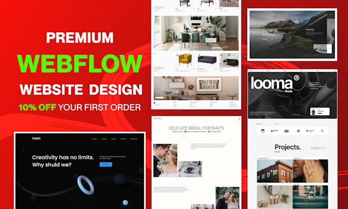 design premium webflow website