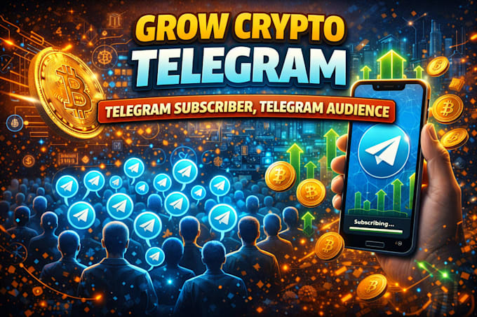 grow crypto telegram, telegram subscriber, telegram audience