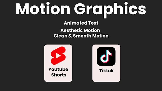 clean aesthetic videos with smooth motion graphics