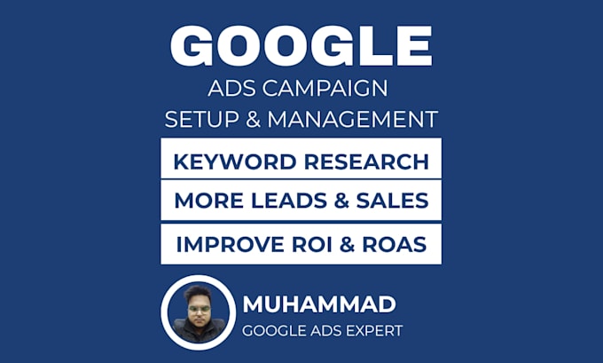 setup and optimize google ads PPC adwords campaign, shopping performance max ads