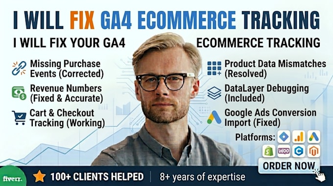 fix ga4 ecommerce tracking