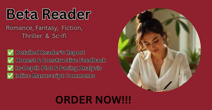 beta read critique your romance fantasy or sci fi novel for indie author