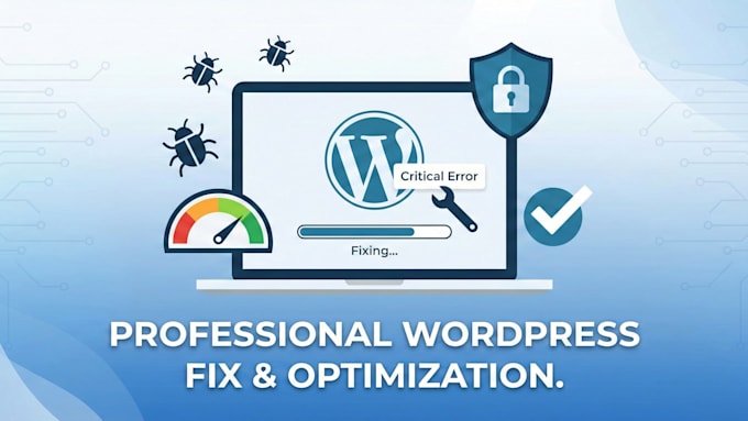 fix wordpress errors, bugs and provide quick support