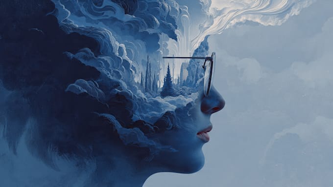 create surrealism illustration design