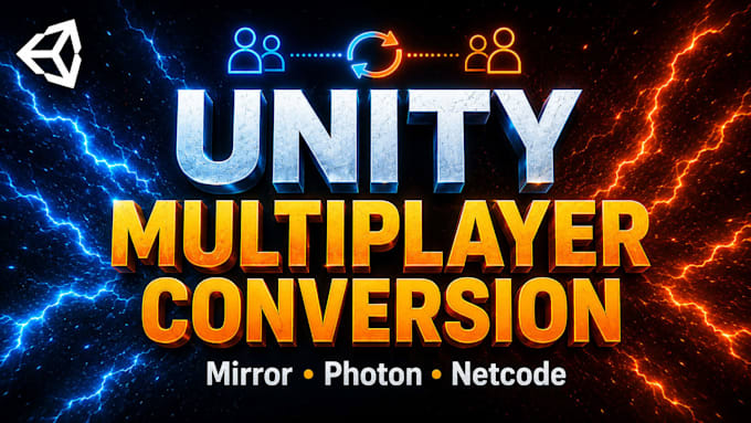 convert your singleplayer unity game to multiplayer using mirror photon netcode