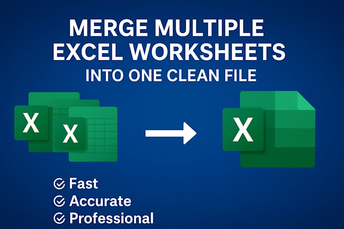 combine multiple worksheet into one single sheet