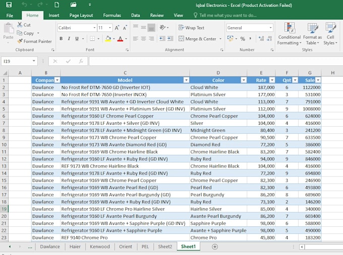 clean, format, merge and split excel data