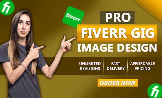 design a professional fiverr gig thumbnail