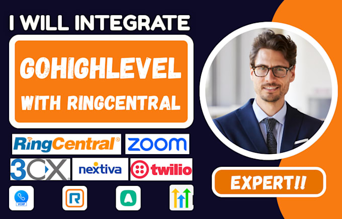 setup gohighlevel integration with ringcentral twilio aircall a2p for agencies