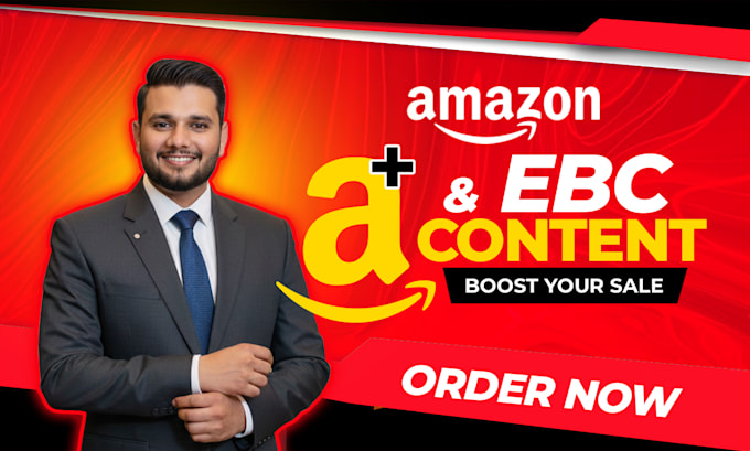 design stunning amazon a plus content, ebc design
