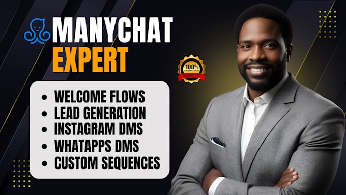 build high converting manychat automation dm flows chatbot funnel manychat bot