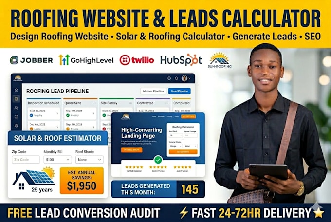 design roofing website roofing contractor website via roofing calculator