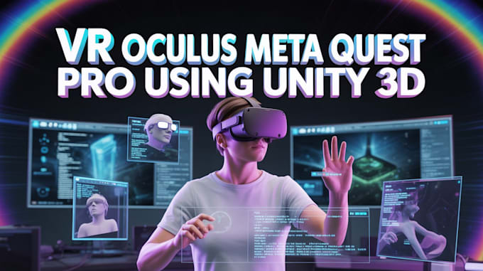 develop VR games ar apps for oculus meta quest 2, 3, pro using unity 3d