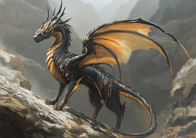 design epic monster and creature illustrations