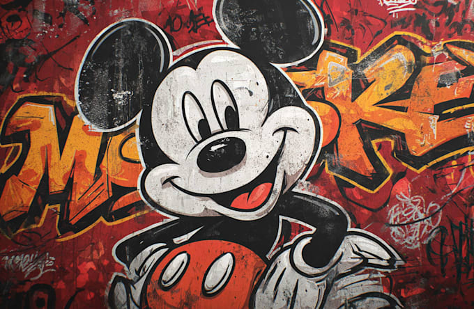 design a stylish graffiti inspired logo
