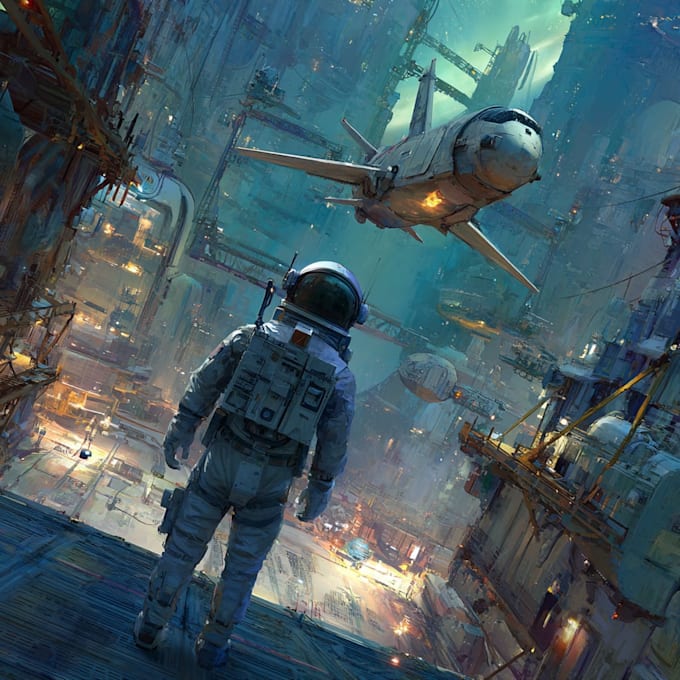 sci fi illustration and sci fi art