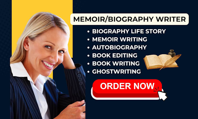 write memoir autobiography personal biography ghostwriting memoir writing