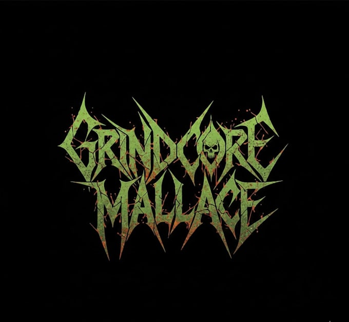 design a grindcore metal logo