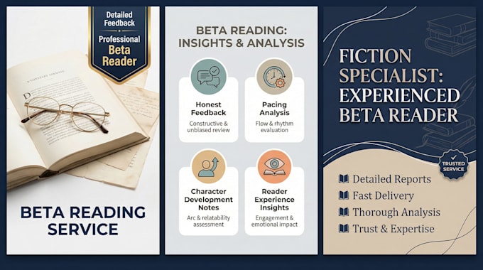 be your beta reader with detailed feedback