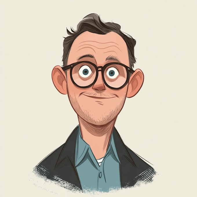 draw disney style cartoon portrait