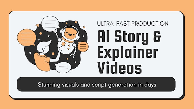 create ai explainer animation video