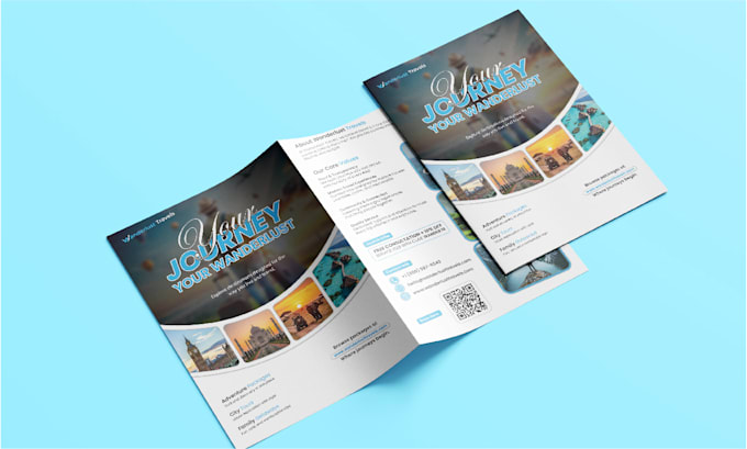 design single and double side flyers