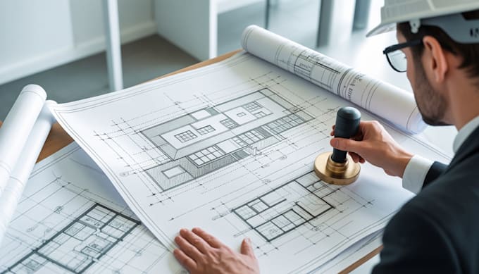 Draw and stamp architectural drawings with licensed pe approval by ...