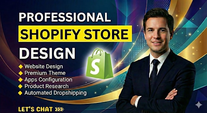 shopify website development or build ecommerce website shopify, web designing